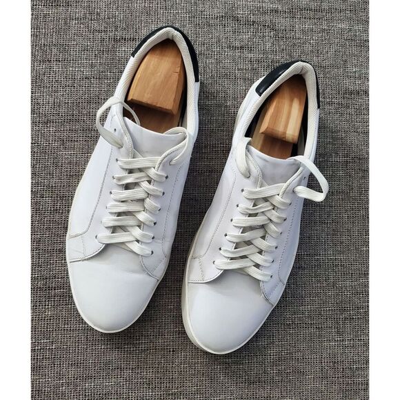 Banana Republic Other - Banana Republic Ortholite Men's White Leather Lace Up Sneakers Size 11 M